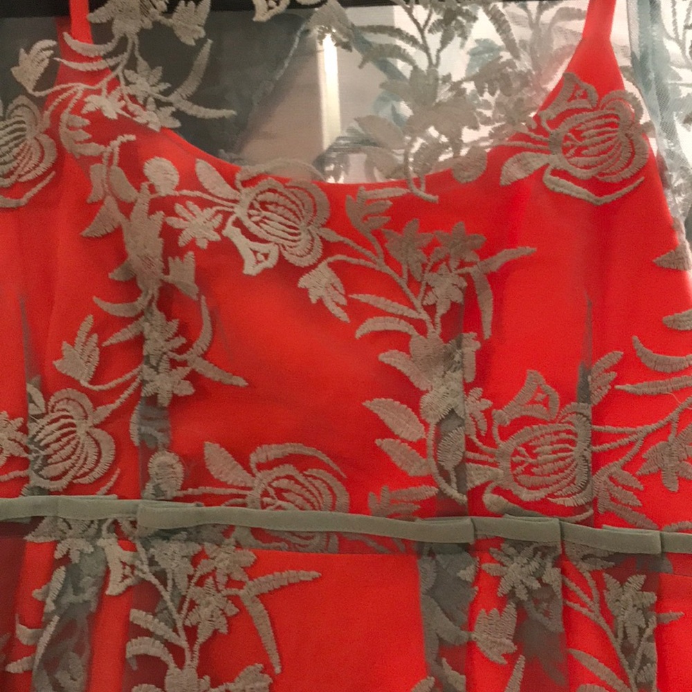 Nanette lepore orange and blue party dress - Picture 4 of 7
